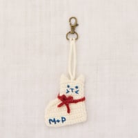 Misha&Puff  KITTEN BAG CHARM (WINTER CREAM)