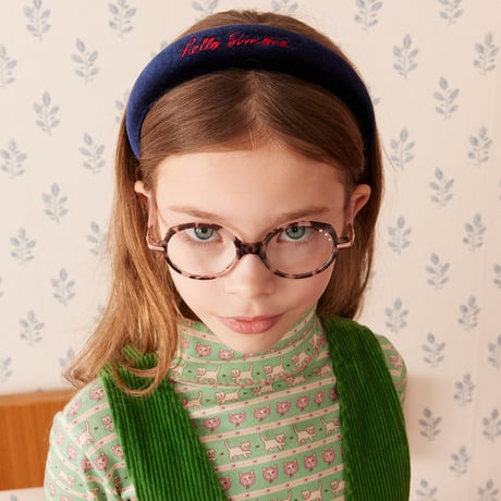 hello Simone  Twiggy turtleneck Kitty Aqua