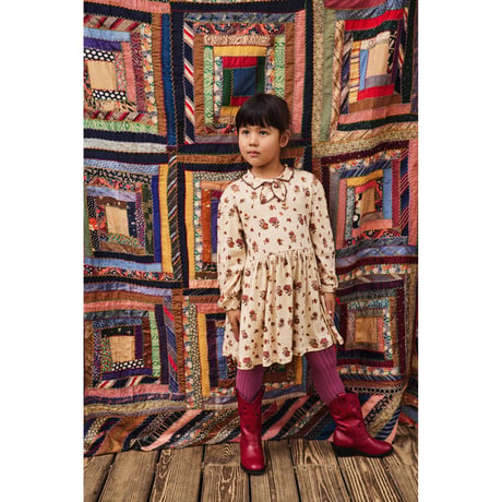 Misha&Puff  JUNIOR SCOUT DRESS(STRING/ANTIQUE ROSE HOLYOKE FLORAL)