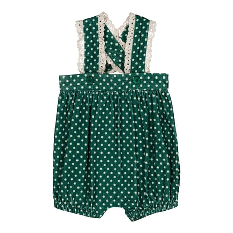 hello Simone   Balloon overall Mint Dots