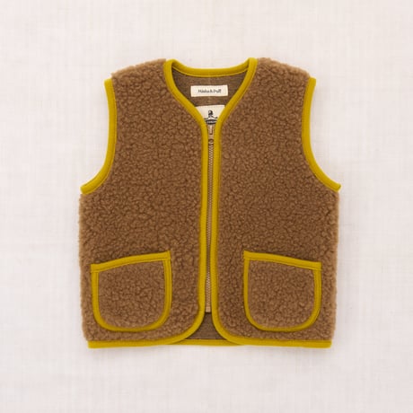 Misha&Puff  PEPITKO VEST (TEDDY BROWN)