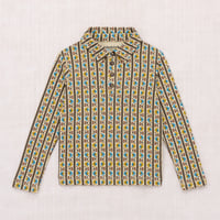 Misha&Puff  LONG SLEEVE POLO (ALABASTER GALLUP)