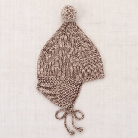 Misha&Puff  BABY POINTY PEAK HAT (TURTLEDOVE)