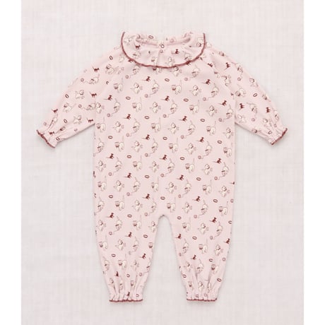 Misha&Puff  BABY PIERROT ONESIE (CANDYFLOSS CAT & MOUSE)