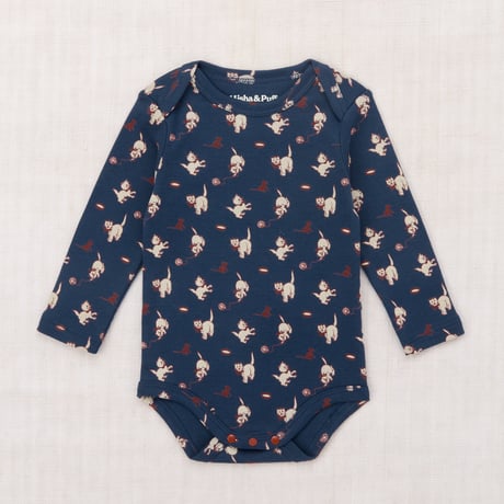 Misha&Puff  BABY LAP ONESIE (MOONLIGHT CAT & MOUSE)
