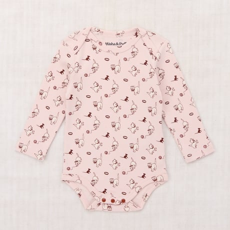 Misha&Puff  BABY LAP ONESIE (CANDYFLOSS CAT & MOUSE)