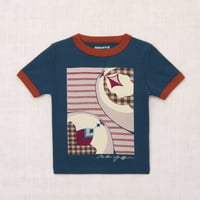 Misha&Puff  KAITO RINGER TEE (MARINE BLUE)