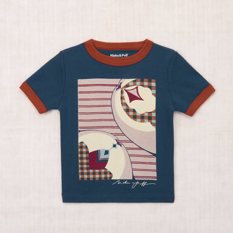 Misha&Puff  KAITO RINGER TEE (MARINE BLUE)