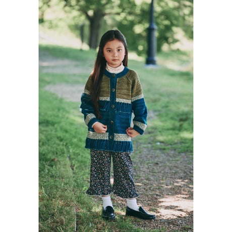Misha&Puff   LORE FRINGE JACKET (MARINE BLUE)