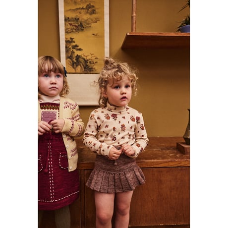 Misha&Puff  TURTLENECK (STRING/ANTIQUE ROSE HOLYOKE FLORAL)