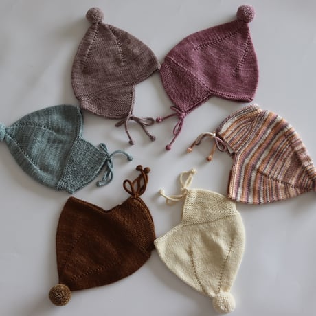 Misha&Puff  POINTY PEAK HAT (ANTIQUE ROSE)