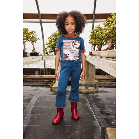 Misha&Puff  KAITO RINGER TEE (MARINE BLUE)