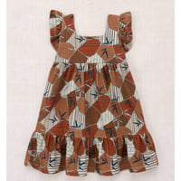 Misha&Puff  RUFFLE SLEEVE DRESS (ROSE GOLD KYOTO)