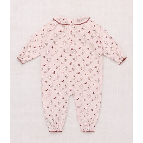 Misha&Puff  BABY PIERROT ONESIE (CANDYFLOSS CAT & MOUSE)