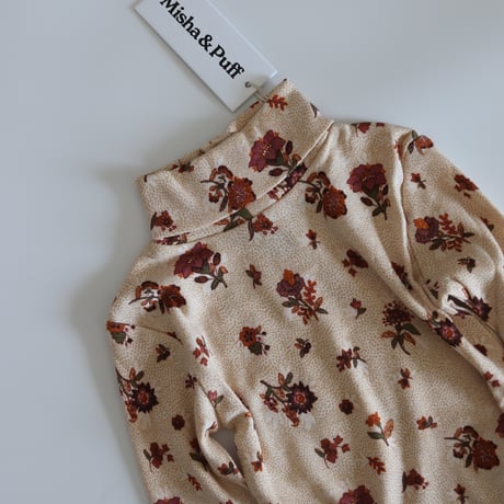 Misha&Puff  TURTLENECK (STRING/ANTIQUE ROSE HOLYOKE FLORAL)