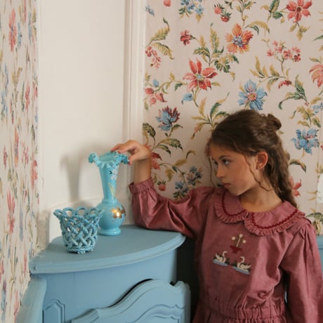 Bonjour  Blouse Red chambray