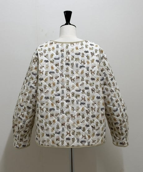 【3L】GARACHIGAI quilting  blouson・kitten