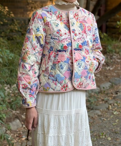 【3L】GARACHIGAI quilting  blouson・handkerchief