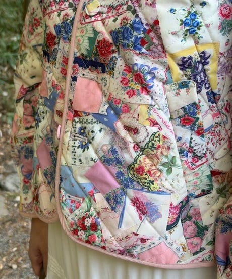 【3L】GARACHIGAI quilting  blouson・handkerchief