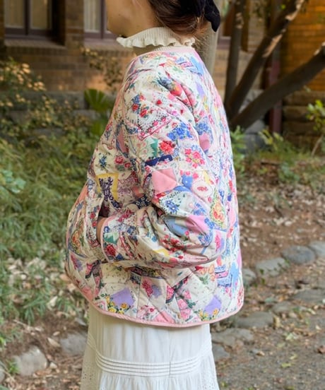 【M】GARACHIGAI quilting  blouson・handkerchief