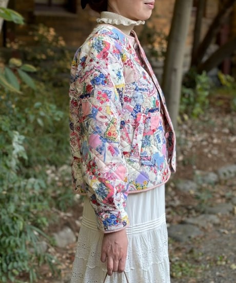【M】GARACHIGAI quilting  blouson・handkerchief