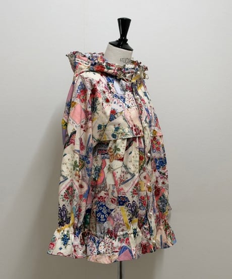 【M】textile blouson・handkerchief