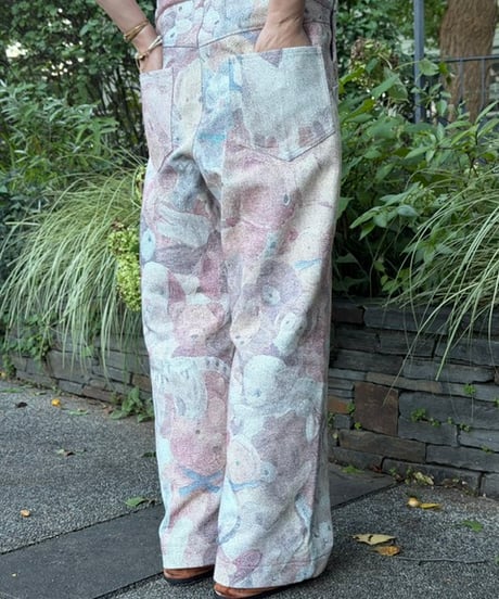 【M】  kids room denim salopette