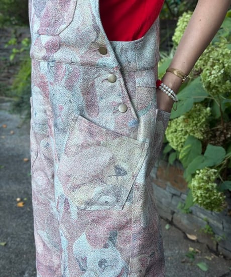 【M】  kids room denim salopette