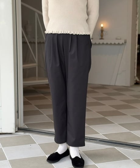 【M】back ribbon pants