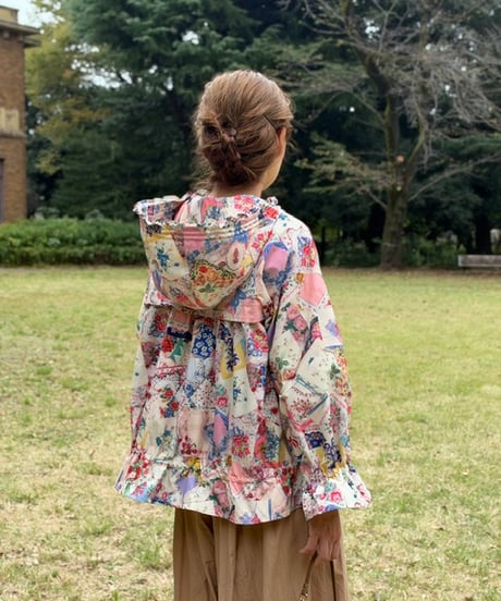 【M】textile blouson・handkerchief