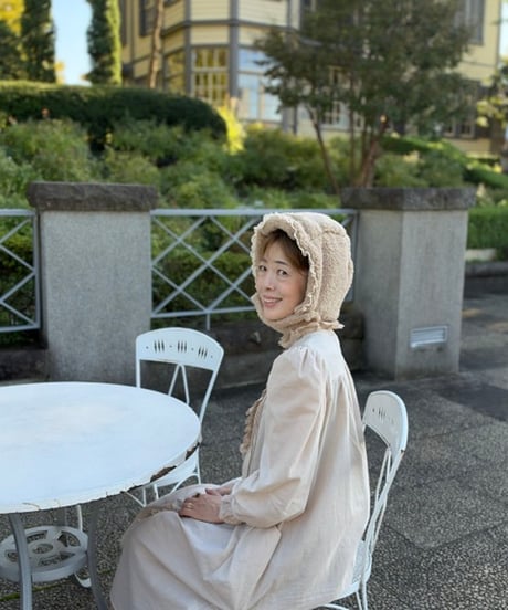 curly earflap hat