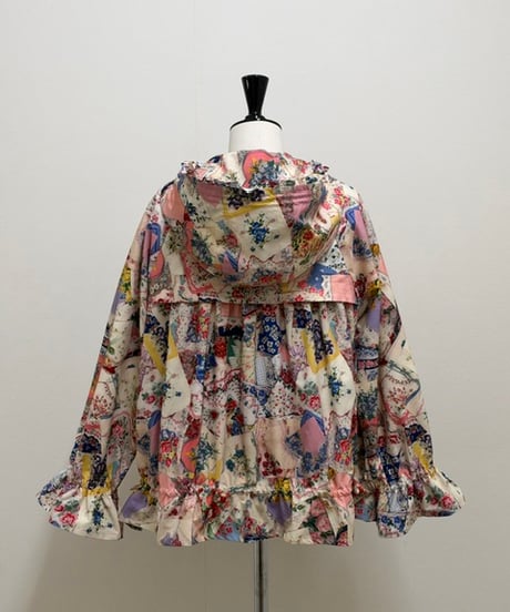 【M】textile blouson・handkerchief