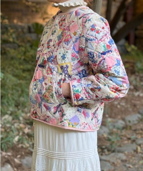 【3L】GARACHIGAI quilting  blouson・handkerchief