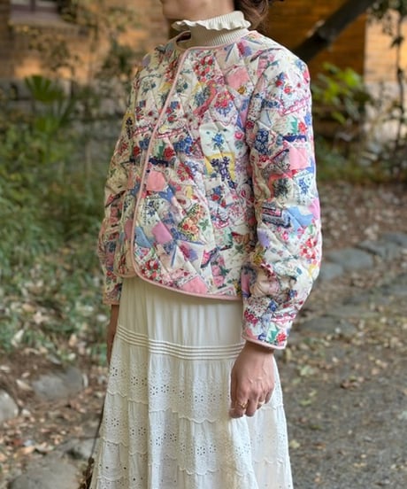 【M】GARACHIGAI quilting  blouson・handkerchief