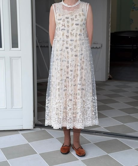 【M】GARACHIGAI lace one-piece