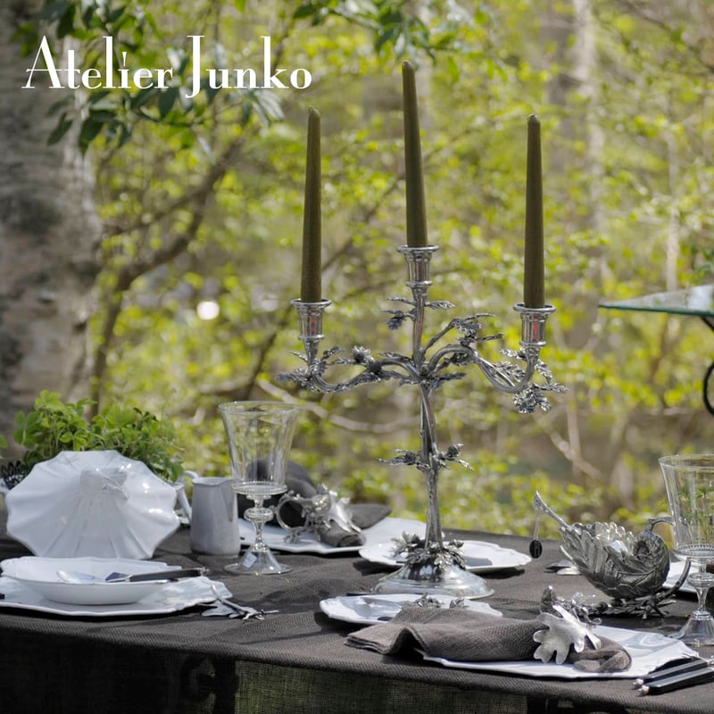 アトリエジュンコ☆ナプキン&ナプキンリング　2個　未使用保管品 ナプキンリング リーフ Ⅱ Napkin Ring Leaf Ⅱ | Atelier Junk