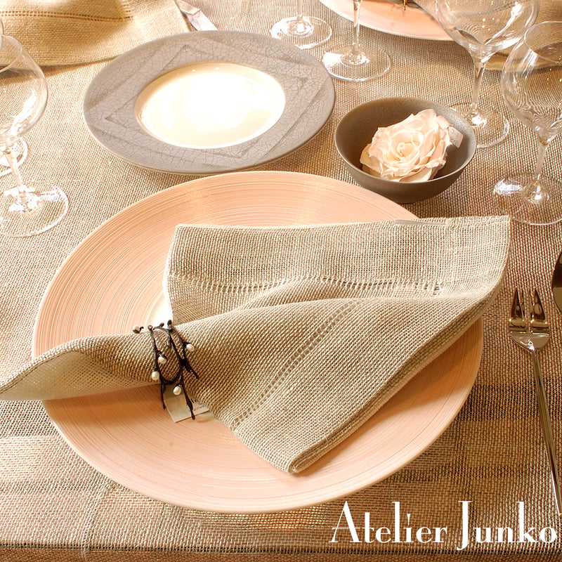 ナプキンリング 10個セット ペイズリー柄 金彩 ナプキンリング ボタニカル Napkin Ring Botanical | Atelier Junko EC