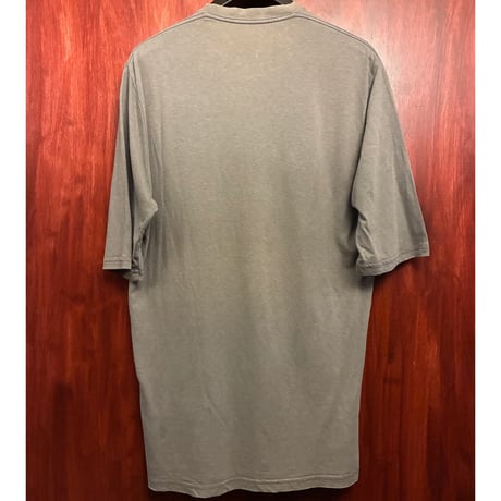 MADE IN ITALY製 DSQUARED2 プリント入り コットンヘンプ 五分袖Tシャツ ブラウン Sサイズ