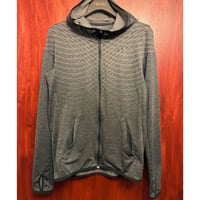 NIKE DRI-FIT ドライ サムホール フルジップパーカー チャコールグレー Mサイズ