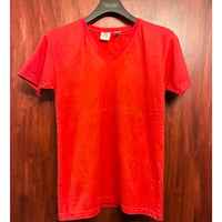 MADE IN JAPAN製 PHENOMENON 2008年モデル 半袖VネックTシャツ レッド Mサイズ