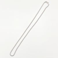 ★新品★ MADE IN JAPAN製 シルバー925 ボールチェーンネックレス シルバー 長さ45cm～60cm 幅2.6mm