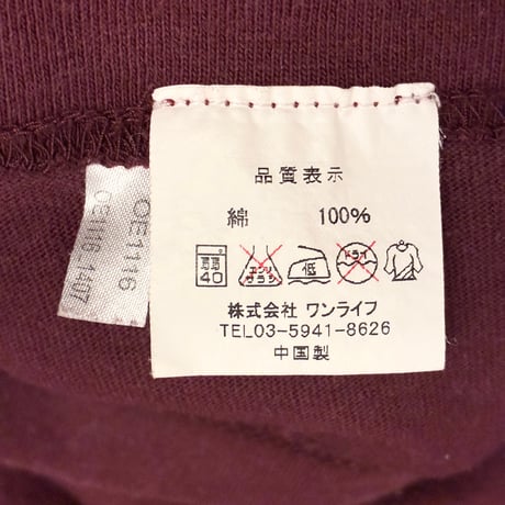 激レア ACC ASIAN CAN CONTROLERZ ペイズリーバンダナ柄 半袖プリントTシャツ ワイン Mサイズ