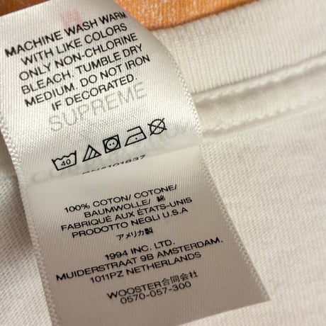 レア MADE IN USA製 SUPREME 2023SS Bernadette Corporation Money Tee プリントTシャツ ホワイト Mサイズ