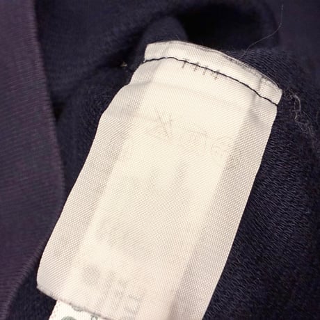 MADE IN USA製 three dots 長袖カットソー ネイビー Sサイズ