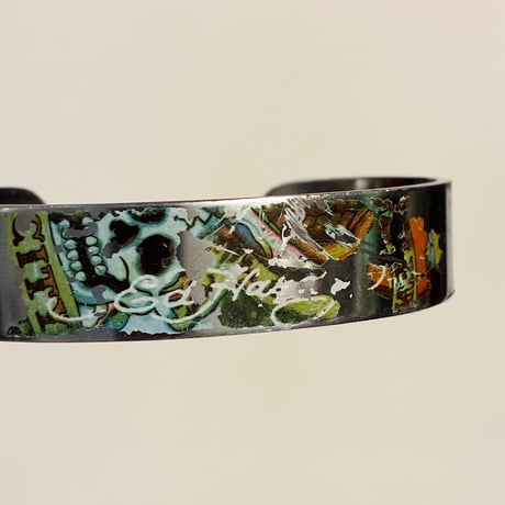 ED HARDY バングル ブレスレット シルバー
