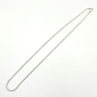 ★新品★ MADE IN JAPAN製 シルバー925 スクリューチェーンネックレス シルバー 長さ45cm～60cm 幅2.4mm