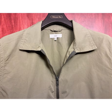 【JOURNAL STANDARD 取り扱い】 MADE IN USA製 SKU SAVE KHAKI UNITED コットン ハリントンジャケット オリーブ Sサイズ