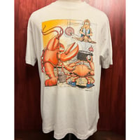 MADE IN USA製 90s 1992 ARTWEAR N.Evans anvil PREMIUMボディ シングルステッチ プリントTシャツ ホワイト XLサイズ