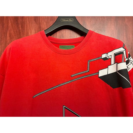 激レア MADE IN JAPAN製 SWAGGER × ZEDZ Wネーム コラボモデル 半袖プリントTシャツ レッド XXLサイズ