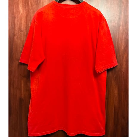 Champion ブルドック刺繍ワッペンTシャツ レッド XLサイズ
